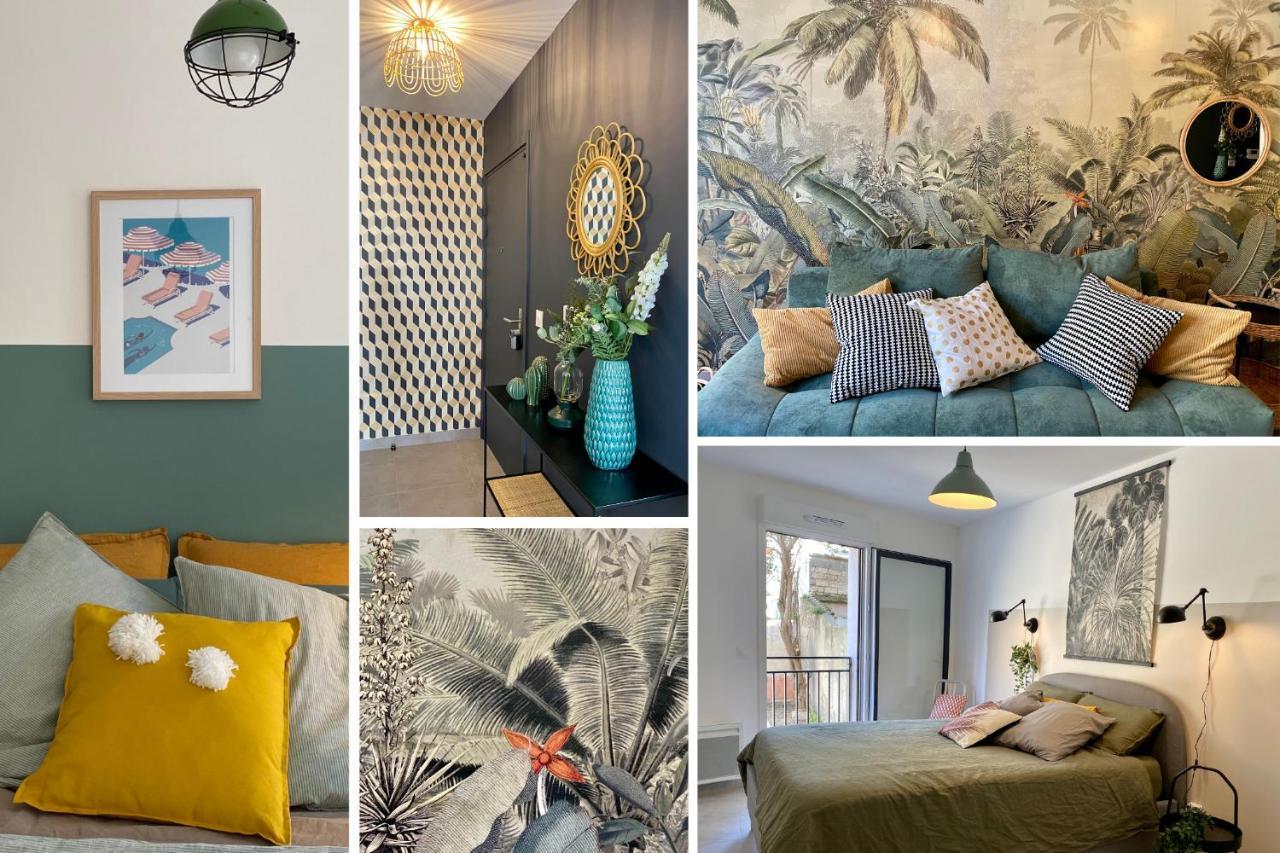 מונפלייה Nouveau - Jungle Montpeul - Clim - Wifi Fibre - Netflix - 5' Du Centre Et Gare - Parking - Loggia - 15' Des Plages מראה חיצוני תמונה