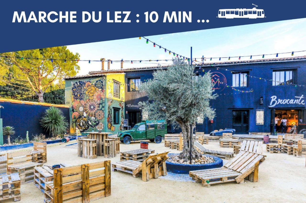 מונפלייה Nouveau - Jungle Montpeul - Clim - Wifi Fibre - Netflix - 5' Du Centre Et Gare - Parking - Loggia - 15' Des Plages מראה חיצוני תמונה