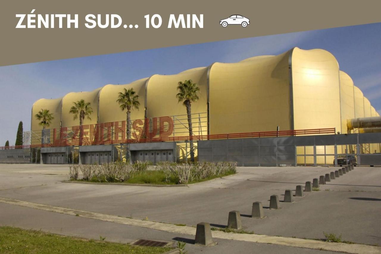 מונפלייה Nouveau - Jungle Montpeul - Clim - Wifi Fibre - Netflix - 5' Du Centre Et Gare - Parking - Loggia - 15' Des Plages מראה חיצוני תמונה